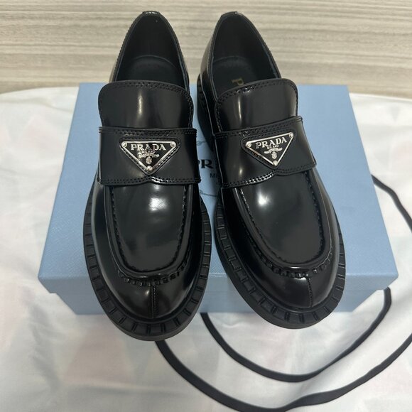 Prada Men's Black Loafers - Picture 1 of 6